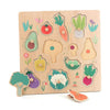 Encastrement bouton bois legumes du jardin- VILAC 7101 3048700071019