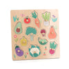 Encastrement bouton bois legumes du jardin- VILAC 7101 3048700071019