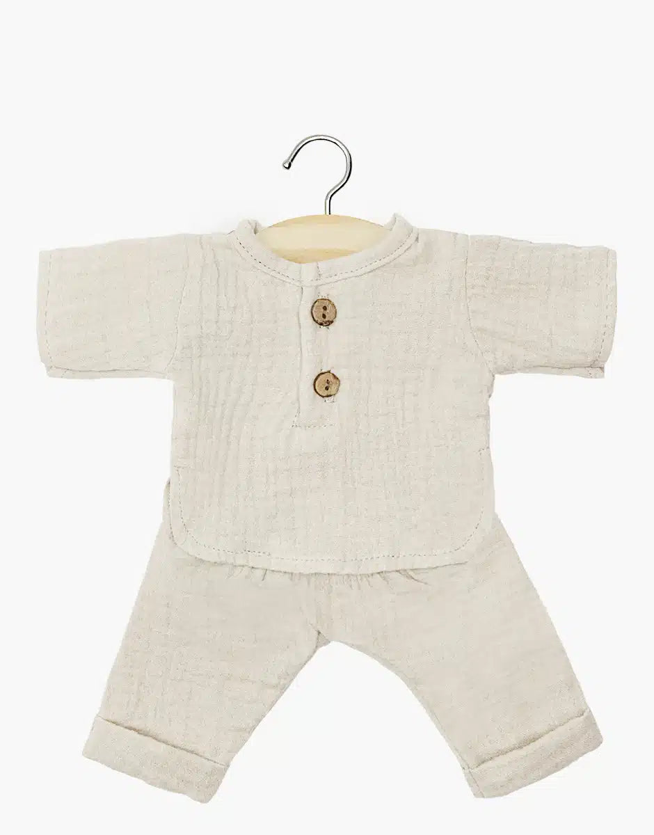 Ensemble Andrea en gaze de coton galet - MINIKANE CG.16.873 3701548448473