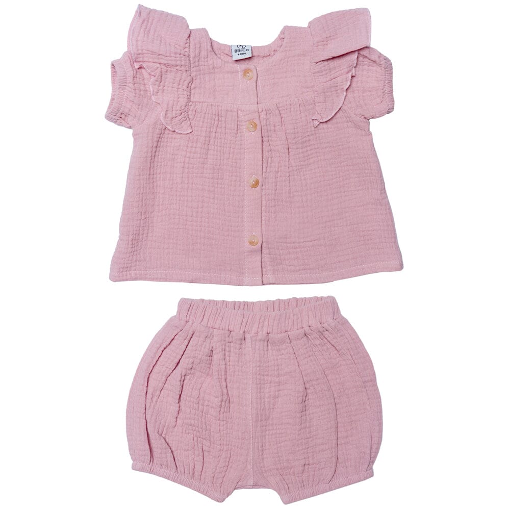 Ensemble Blouse + Short pétale - BB&CO ENSF04A 3662159047120