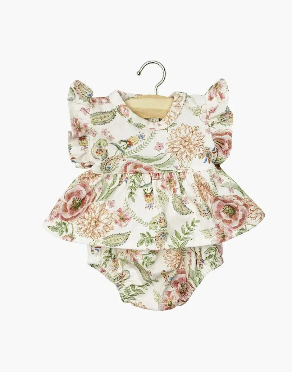 Ensemble Carlota manches courtes en jersey Lili-Rose - minikane CG.17.241 3701548456317