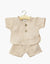 Ensemble court Andrea en lin lavé nude - minikane CG.17.262 3701548456720
