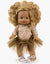 Ensemble Josepha body en maille côtelée Léo et tutu marron- minikane CG.17.176 3701548454931