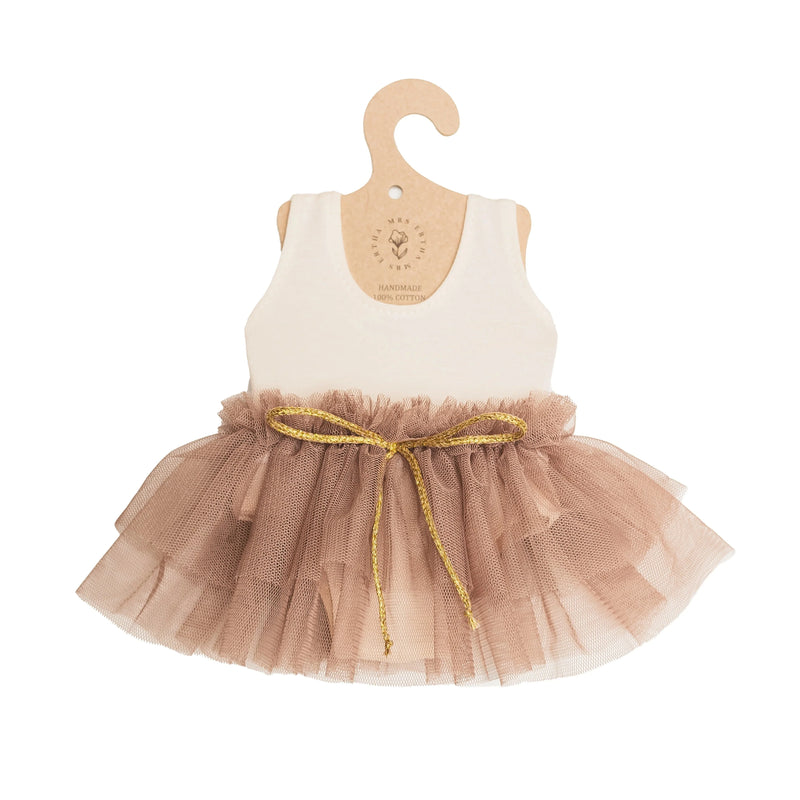 ensemble pour poupée ballet set taupe - Mrs. Ertha 1216 taupe 7427307058139