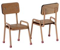 Ensemble table et chaises souris rose dark powder - MAILEG 11-5000-00