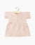 Faustine à manches courtes en gaze de coton blanc - minikane CG.17.135 3701548453910