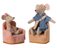 Fauteuil souris rose - MAILEG 11-5401-01