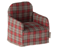 Fauteuil vichy rouge souris - MAILEG 11-4413-03 5707304140474