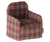 Fauteuil vichy rouge souris - MAILEG 11-4413-03 5707304140474