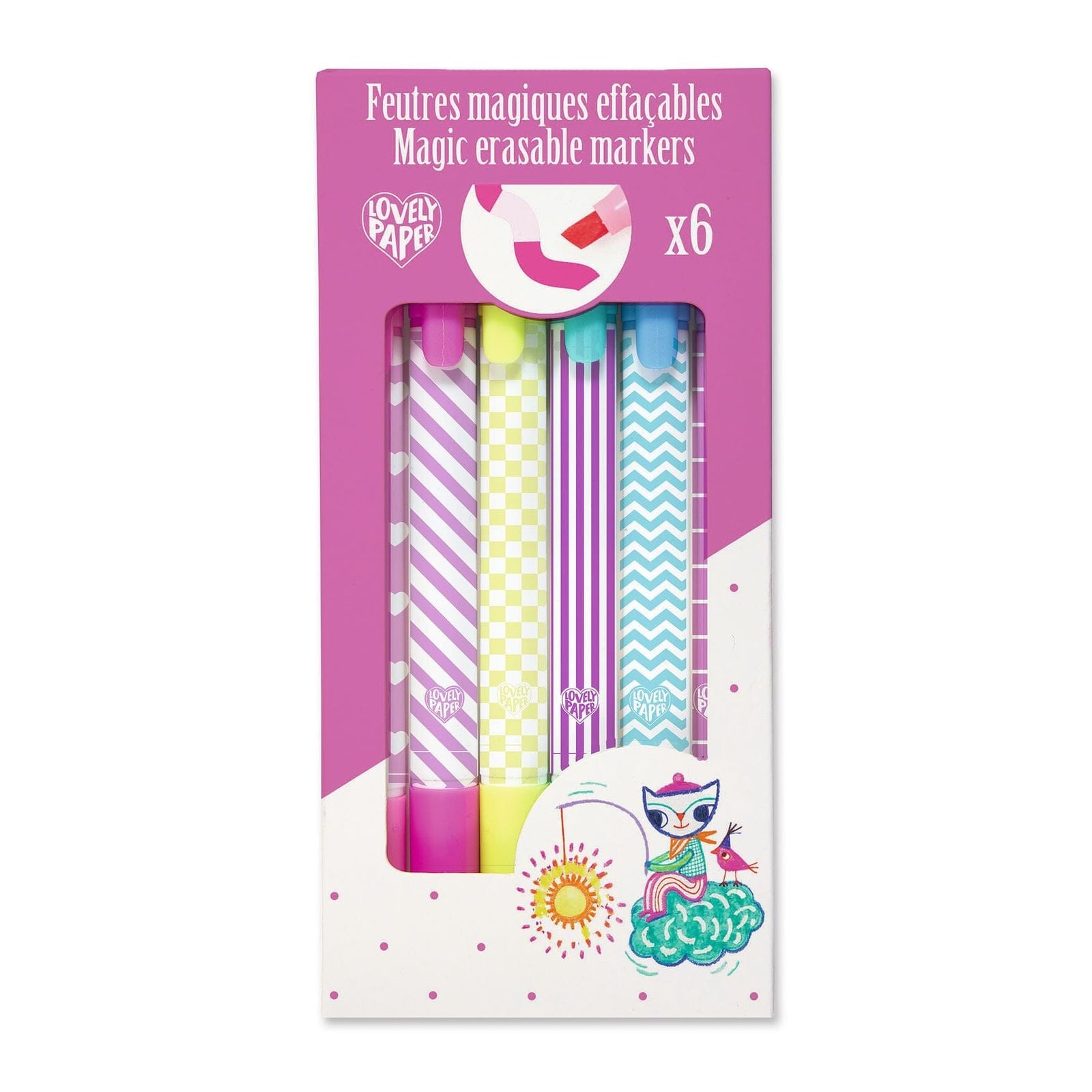 Feutres magique effaçables - Djeco 