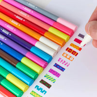 Feutres magiques Magic Twist 14 couleurs + 2 révélateurs d’Omy – effet des feutres révélateurs
