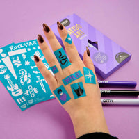 Feutres pour tatouages éphémères Tattoo Art Rock Club d’Omy – tatouage dessiné sur le bras