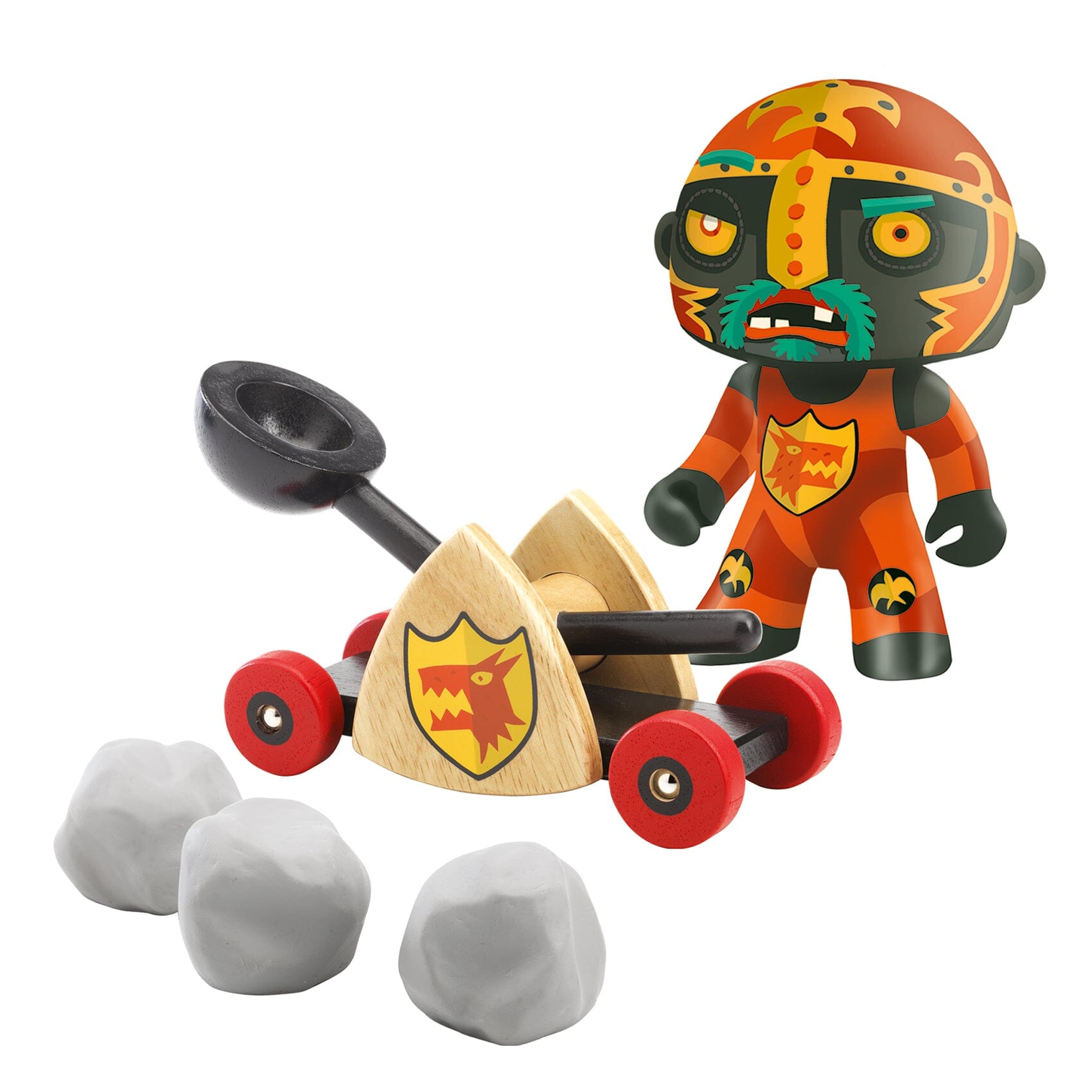 figurine arty toys chevalier baldy & big paf - DJECO DJ06731 3070900067318