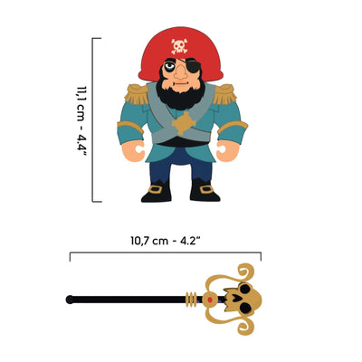 figurine arty toys ze piratous - DJECO DJ06851 3070900068513