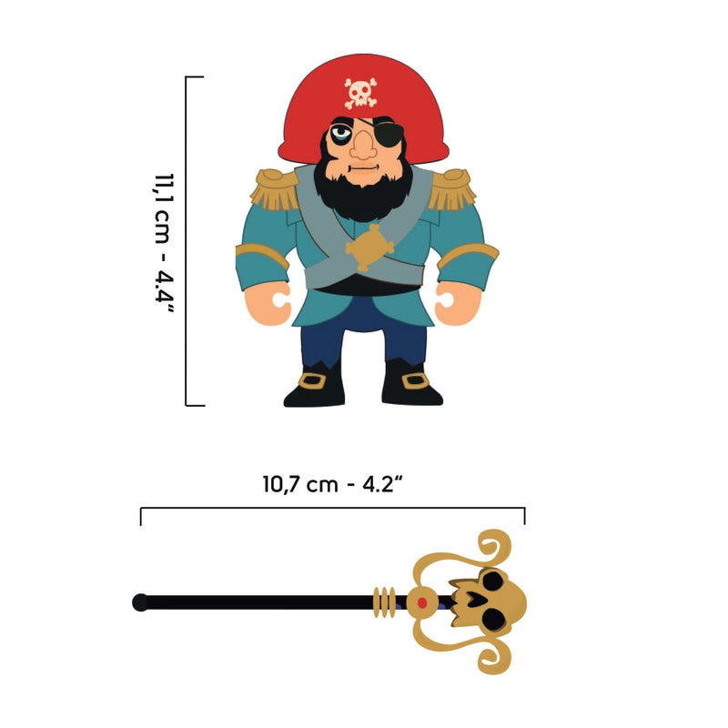figurine arty toys ze piratous - DJECO DJ06851 3070900068513