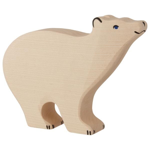 Figurine en bois ours polaire - HOLZTIGER 80206 4013594802062