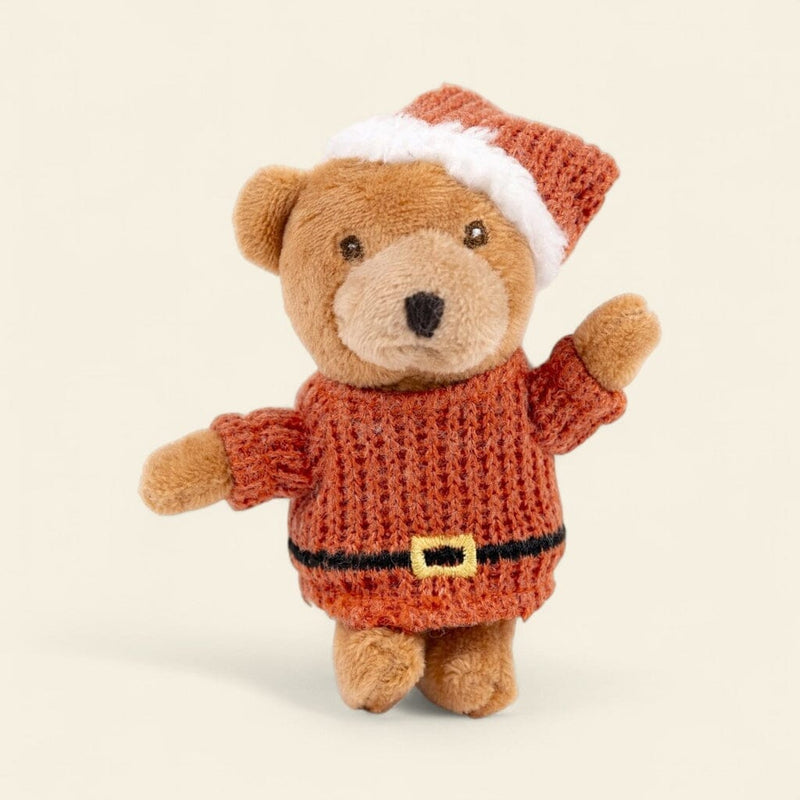 Figurine peluche Ours père noël miniature – Egmont Toys 