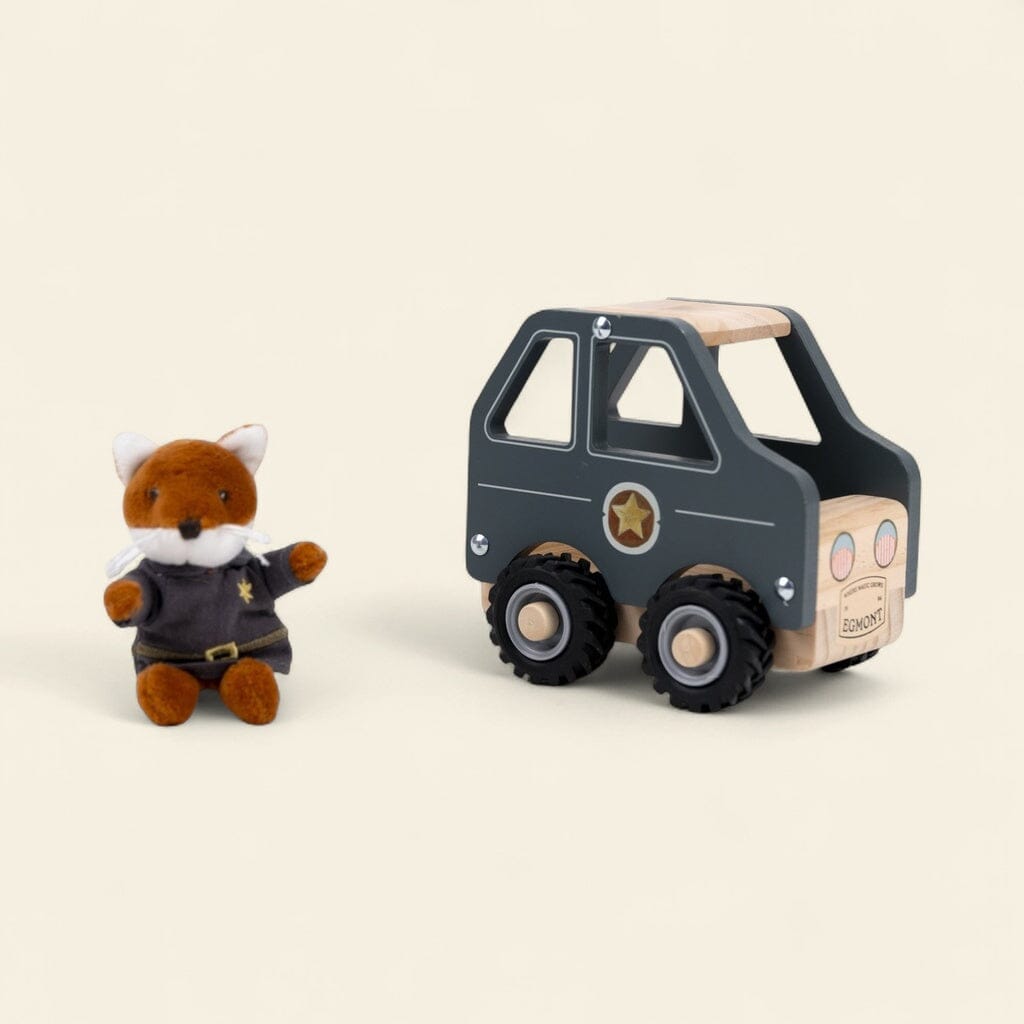 Figurine Voiture de police avec ami miniature – Egmont Toys 