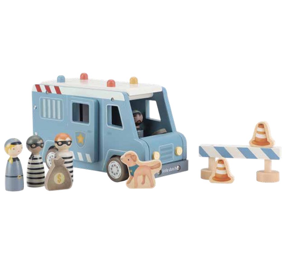 Fourgon de police en bois - LITTLE DUTCH LD2541 8713291225411