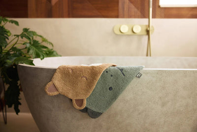 Gant de toilette Éponge Jungle Jambo Croco - Jollein 536-597-68056 8717329388420