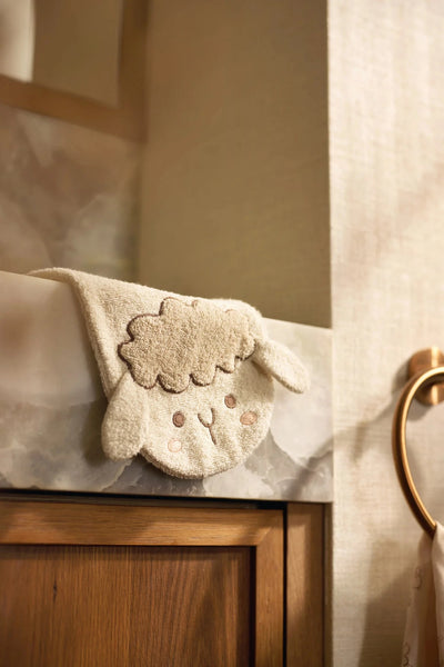 Gant de Toilette Éponge Sheep sonny - Jollein