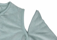 Gigoteuse avec Manches Amovible rond RIB sea green - JOLLEIN 016-548-67105 8717329384514