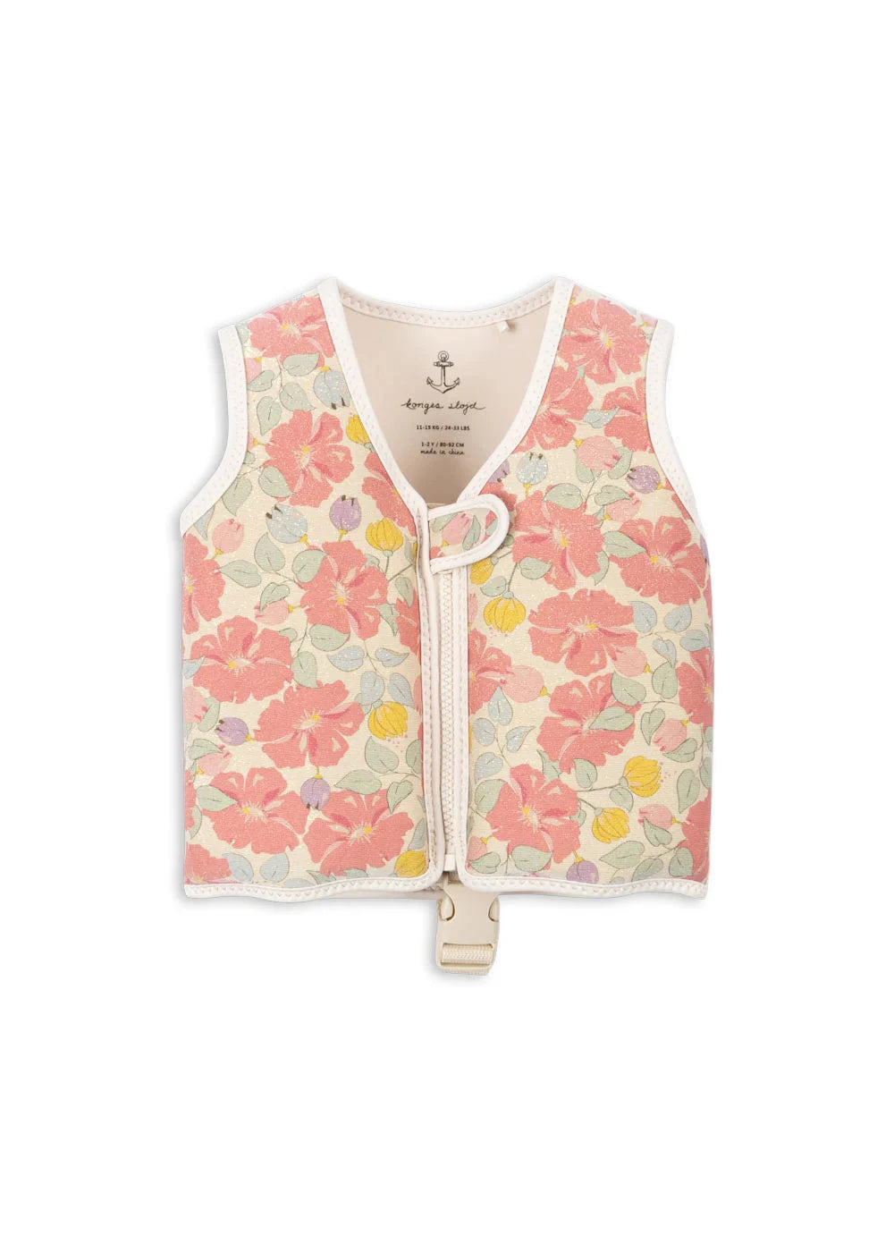 gilet de natation avery Fleur anglaise - Konges Sløjd KS103230FLEUR1/2 5715681065082