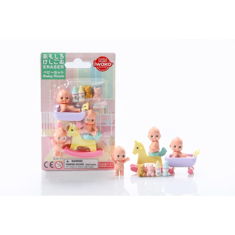 Gommes - Figurines - Chambre de Bébé - TROUSSELIER C01003 4991685023070