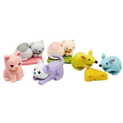 Gommes - Figurines - Chat et Souris - TROUSSELIER C01004 4991685021151