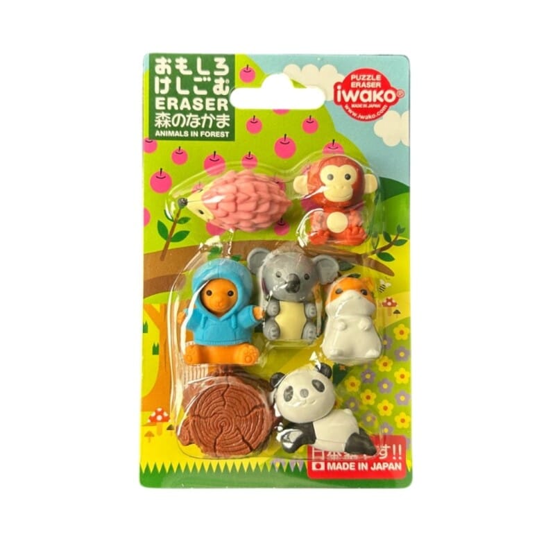 Gommes - Figurines - Les animaux de la forêt - TROUSSELIER C01010 4991685201218