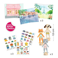 gommettes repositionable bonjour paris - DJECO DJ09849 3070900098497