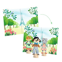 gommettes repositionable bonjour paris - DJECO DJ09849 3070900098497