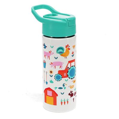 Gourde en acier inoxydable 500ml farmyard - REX London 30965 5027455452258