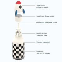 Gourde isotherme fusée rocket Bestie Bottle - ASOBU SBV44 ROCKET 842591056093