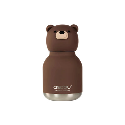 Gourde isotherme Mini Bear Bestie Bottle ours - ASOBU IBV44 BROWN BEAR 0842591059360
