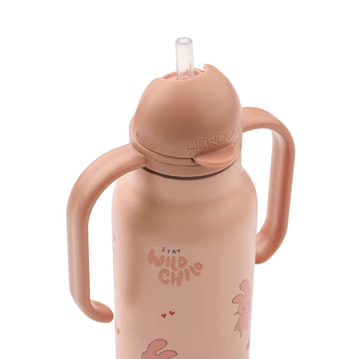 Gourde Kimmie 250 ml wild child / rosey - LIEWOOD