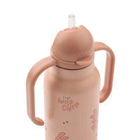Gourde Kimmie 250 ml wild child / rosey - LIEWOOD
