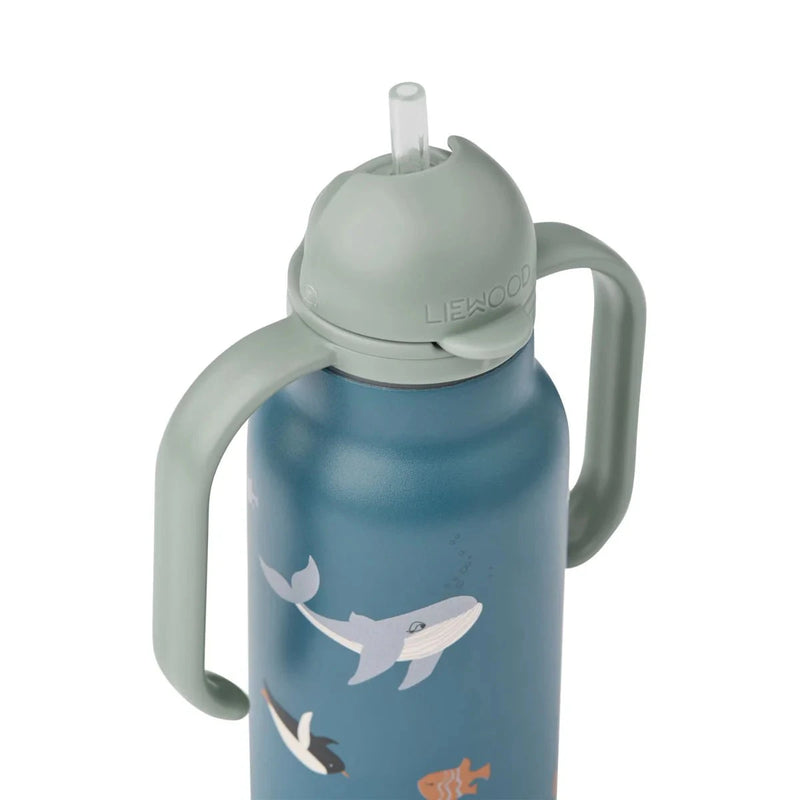 Gourde Kimmy 250 ml Arctic sea/ Ocean view - LIEWOOD LW19618 2501 5715493491543