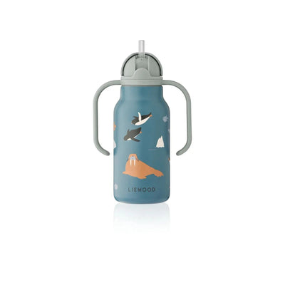 Gourde Kimmy 250 ml Arctic sea/ Ocean view - LIEWOOD LW19618 2501 5715493491543