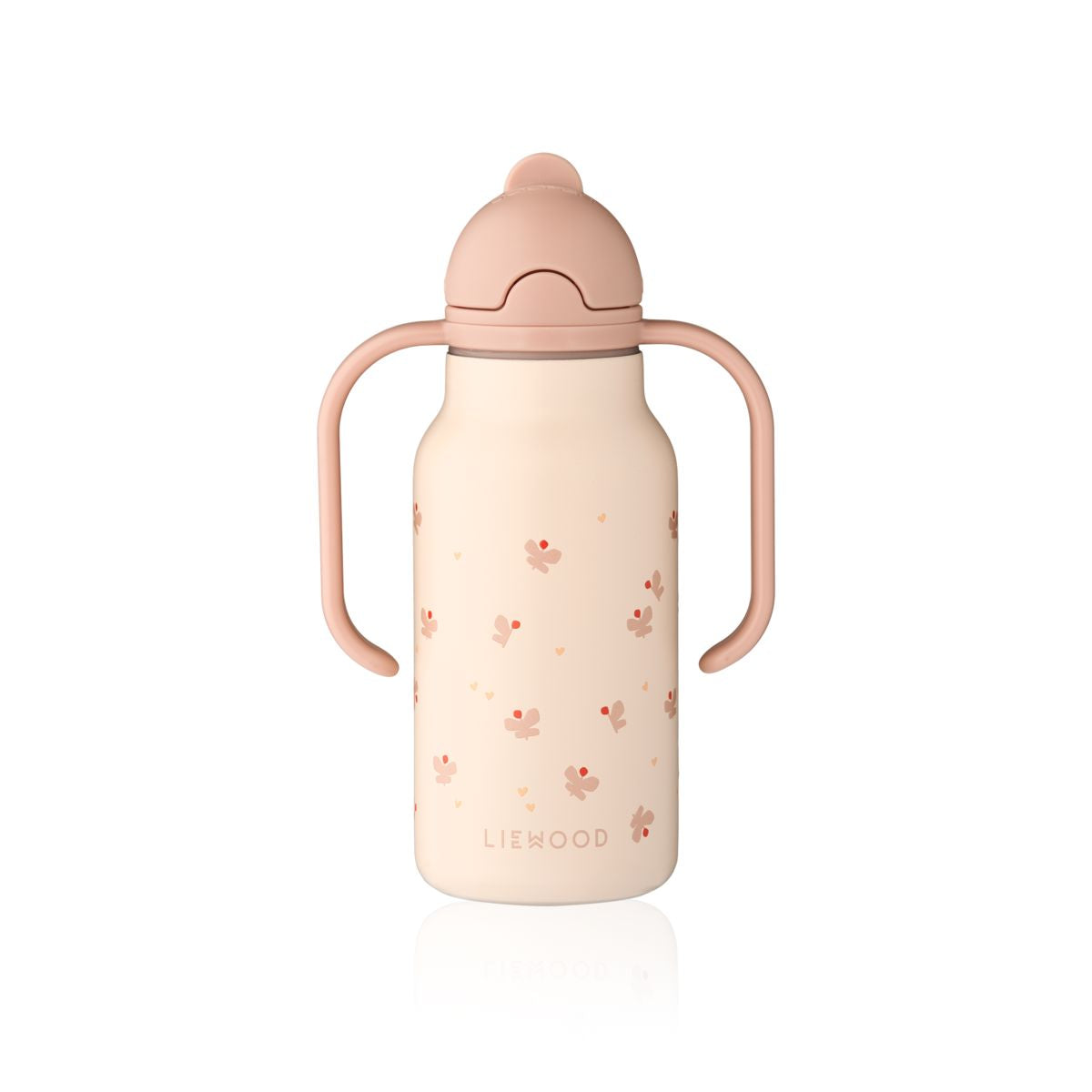 Gourde Kimmy 250 ml Mini Butterfly / Apple blossom - LIEWOOD 