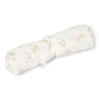 Grand lange en coton bio 120 x 120 cm Baby Bunny de Little Dutch