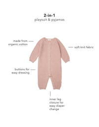 Grenouillère Monrovia - Rose Smoke - Noppies 34N1120 P778 50 8719788883706