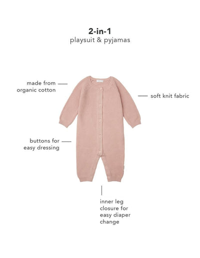 Grenouillère Monrovia - Rose Smoke - Noppies 34N1120 P778 50 8719788883706