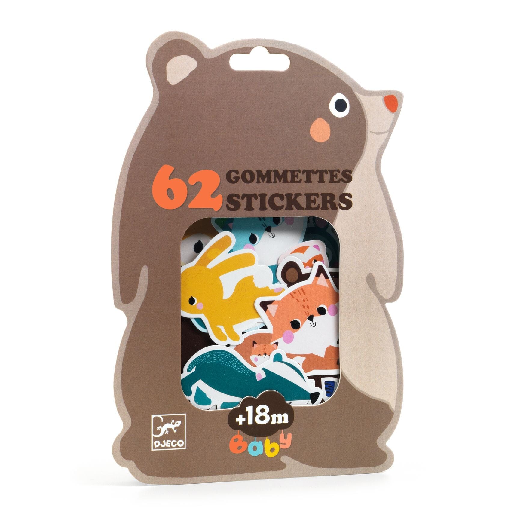 Grosses gommettes animaux de la foret - Djeco DJ00055 3070900000568