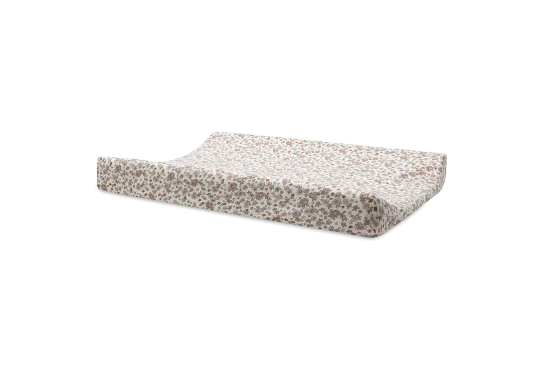Housse matelas à langer jersey 50x70cm retro flowers - JOLLEIN 022-503-67045 8717329376205