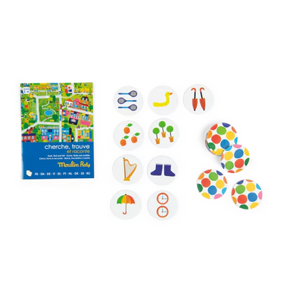Jeu cherche trouve et raconte - MOULIN ROTY