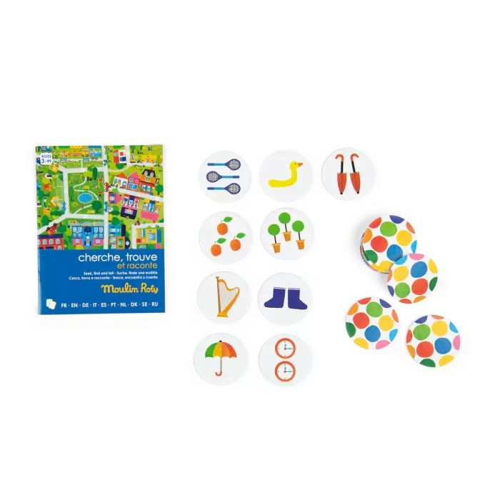 Jeu cherche trouve et raconte - MOULIN ROTY 