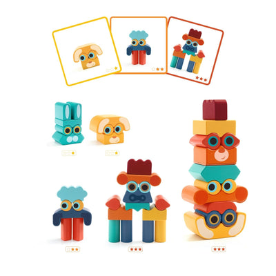 jeu construction Ze Faces - DJECO