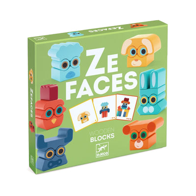 jeu construction Ze Faces - DJECO