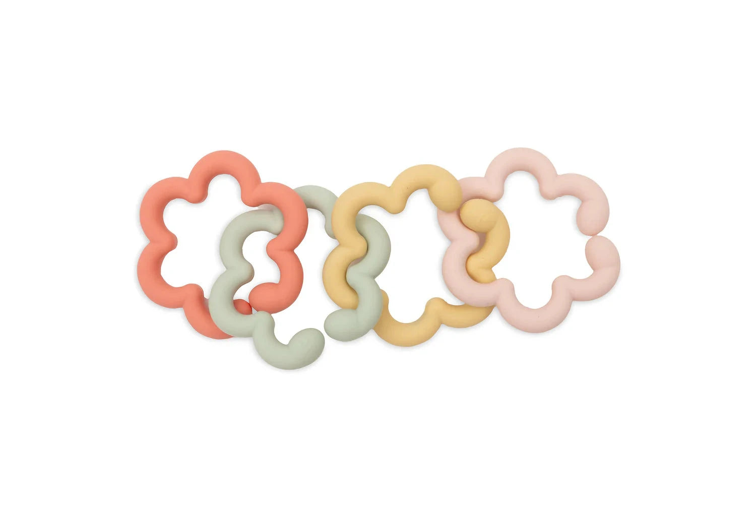 jeu d'anneaux Silicone flowers - jollein 